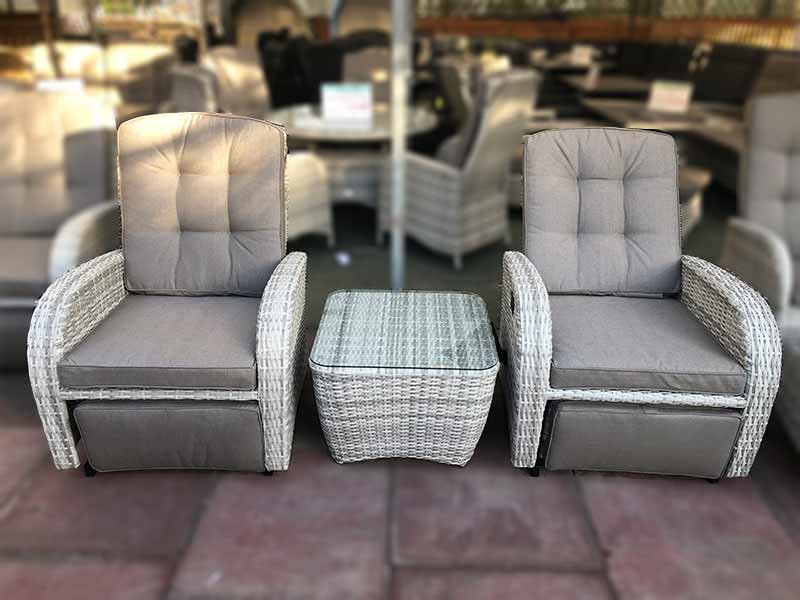 Rattan shop recliner chair